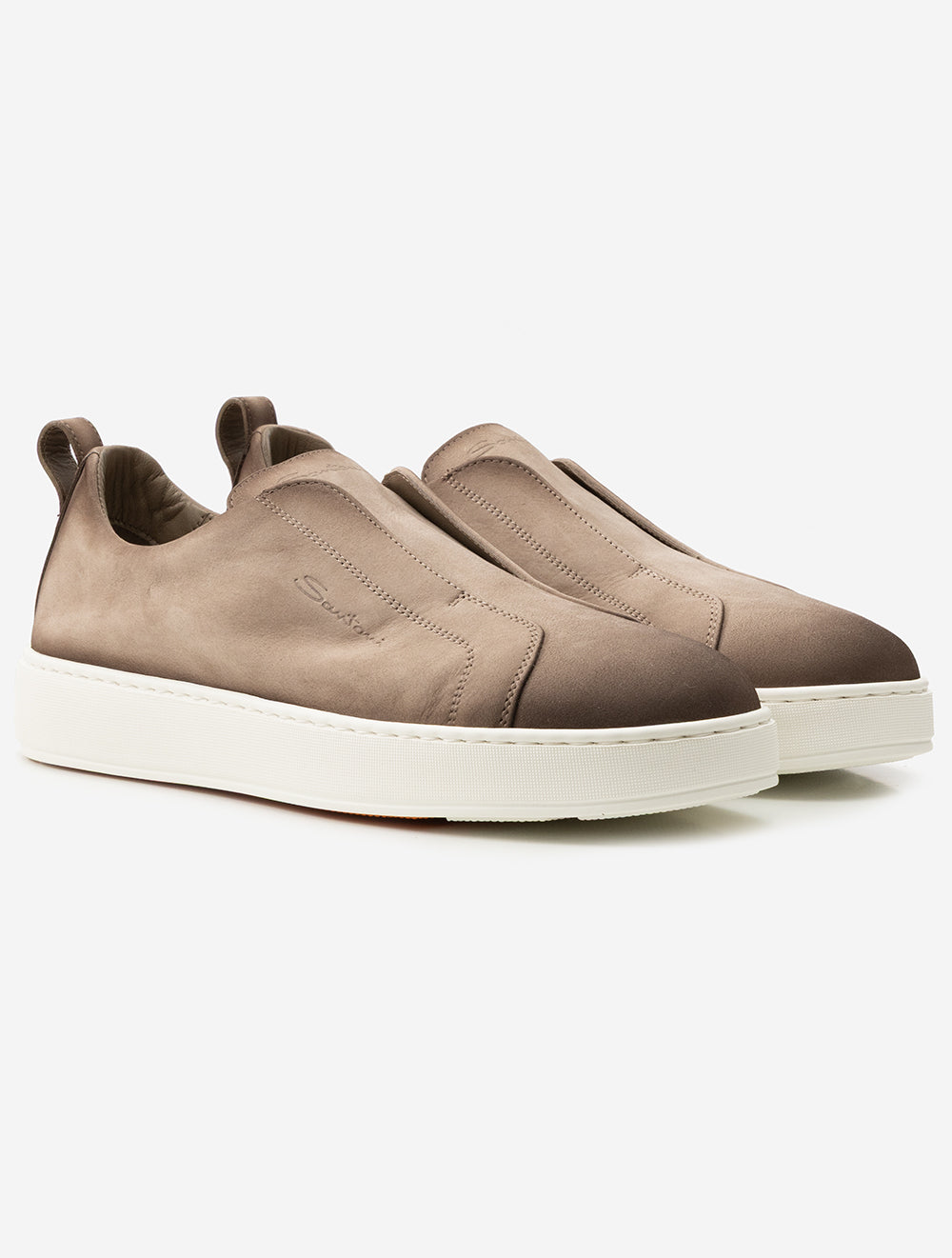Suede Slip-On Sneaker Mushroom