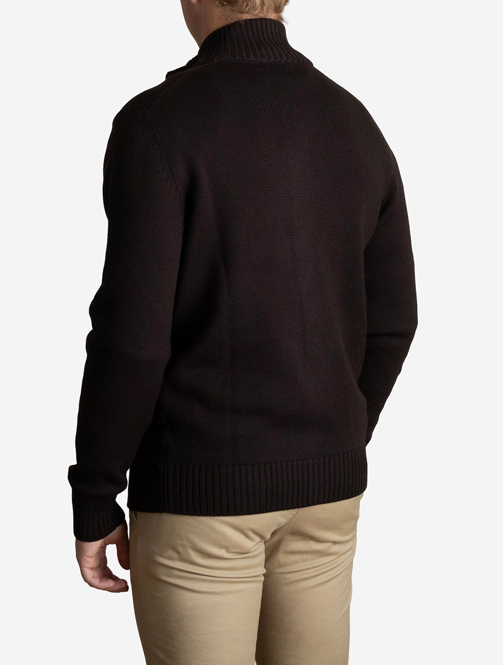 Button Up Cardigan Brown