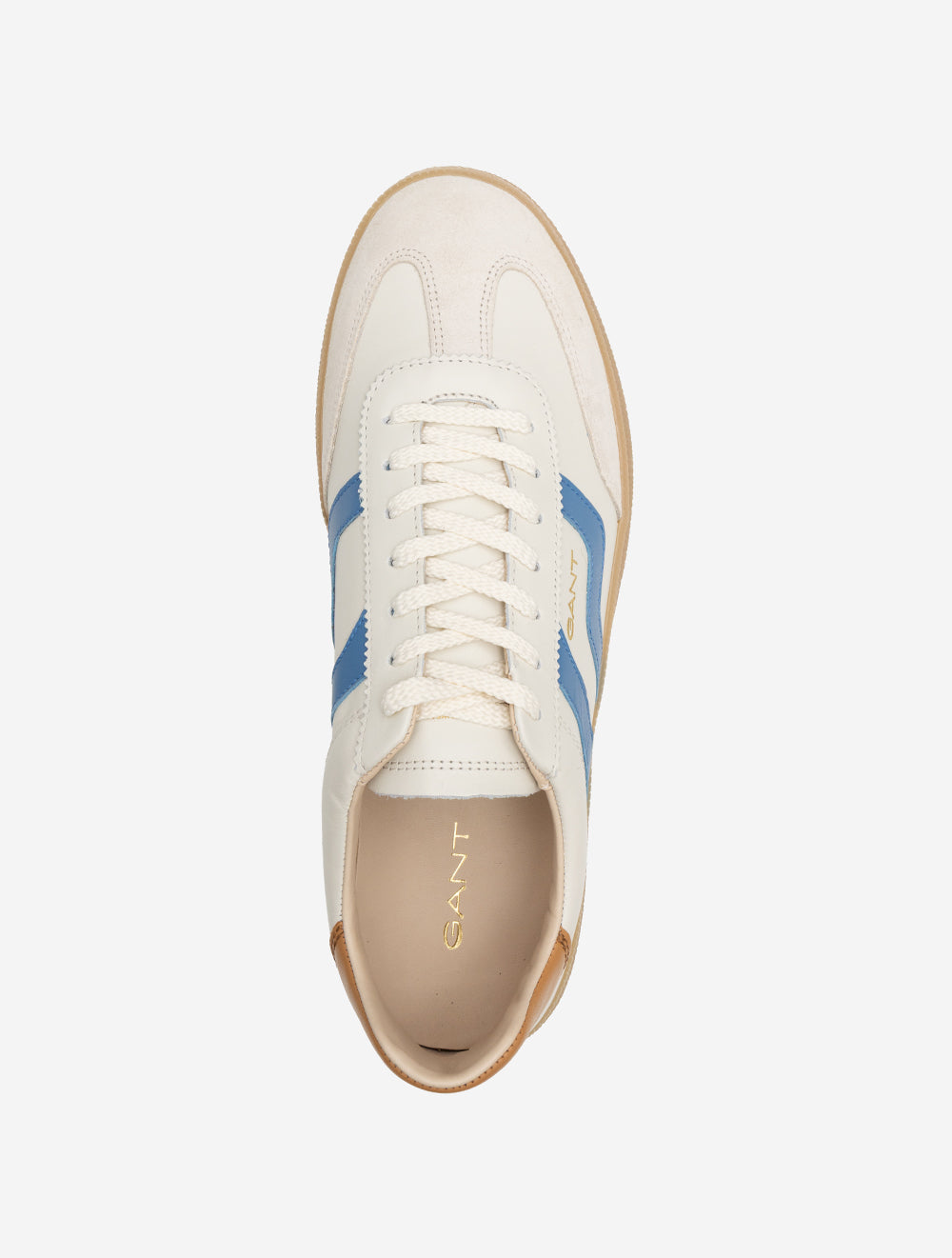 Cuzmo Leather Suede Sneaker Cream