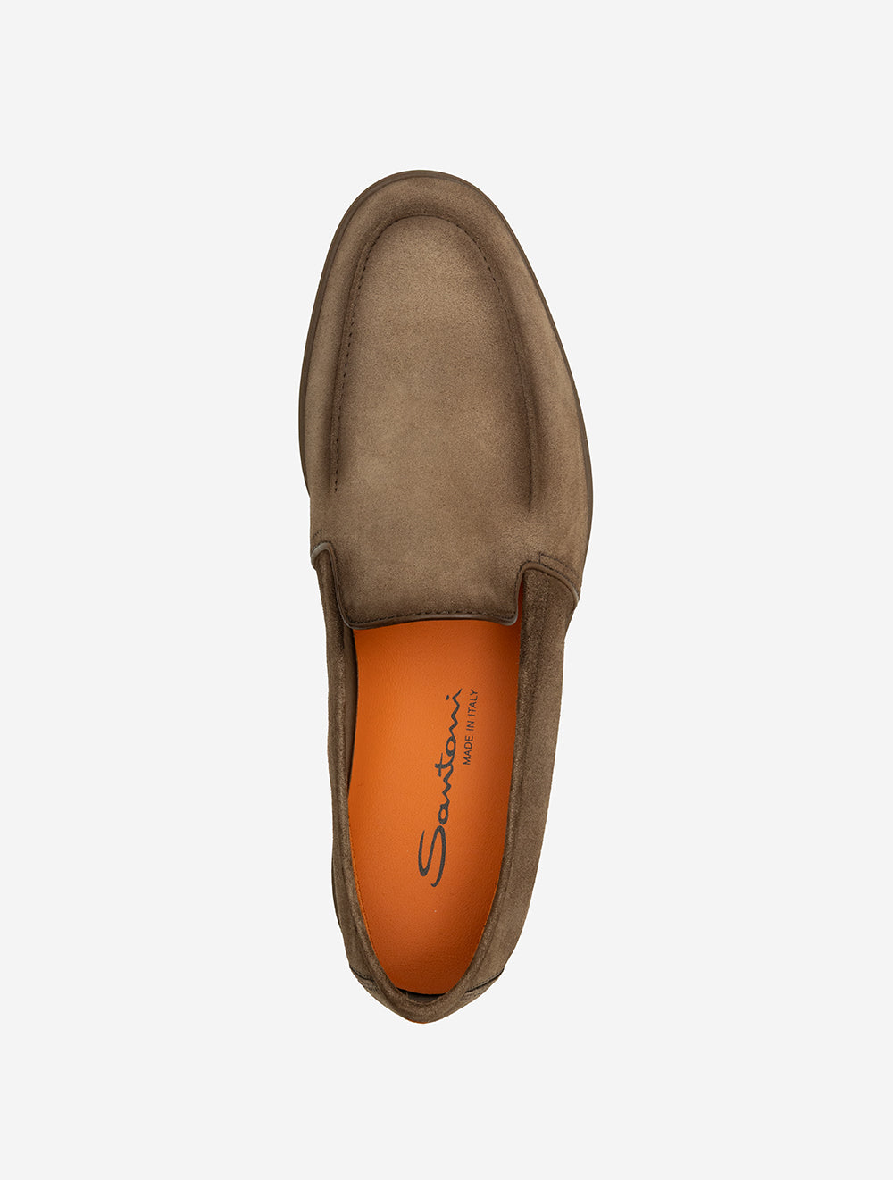 Suede Loafer Dark Brown