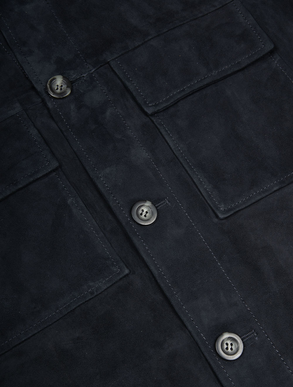 Mex Suede Overshirt Night