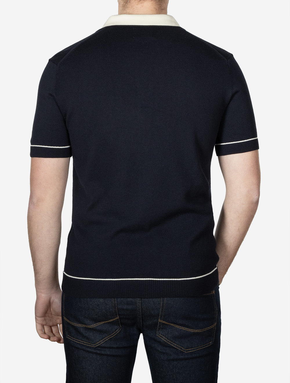 Cotton Modal Polo Evening Blue