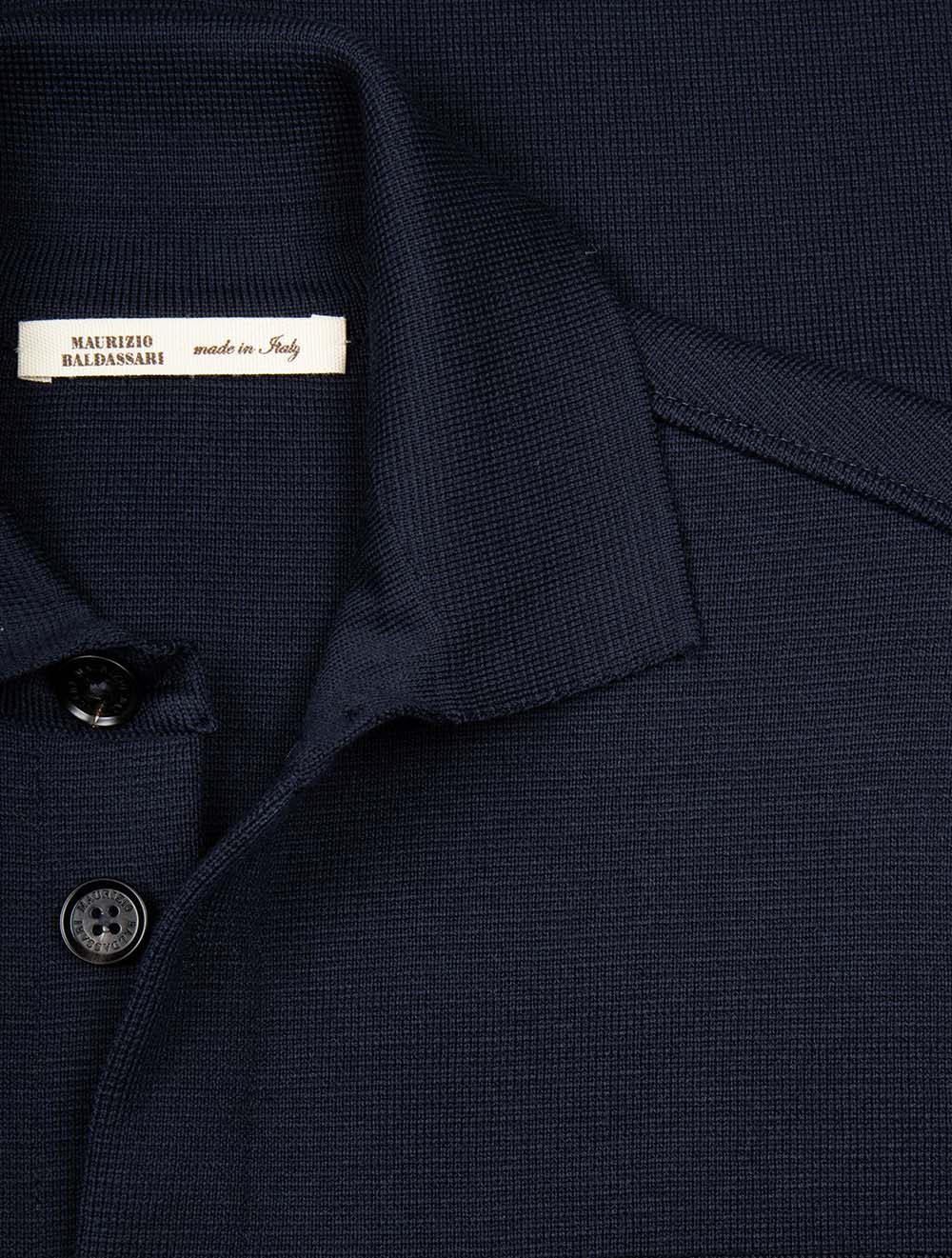 Milano Stitch Overshirt Navy