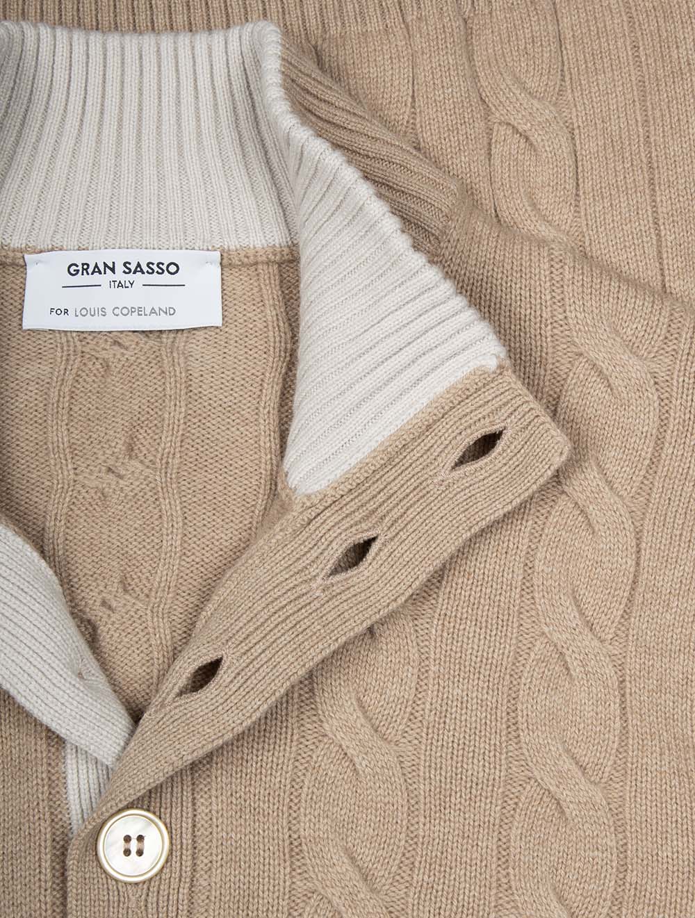 Cable Knit Knitwear Tan