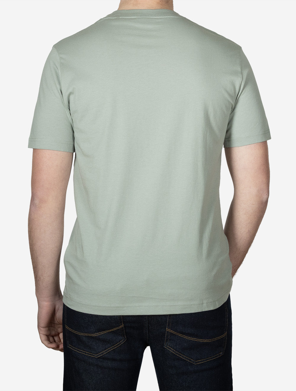 Scenery Graphic Short Sleeve T-Shirt Ceramic Grey