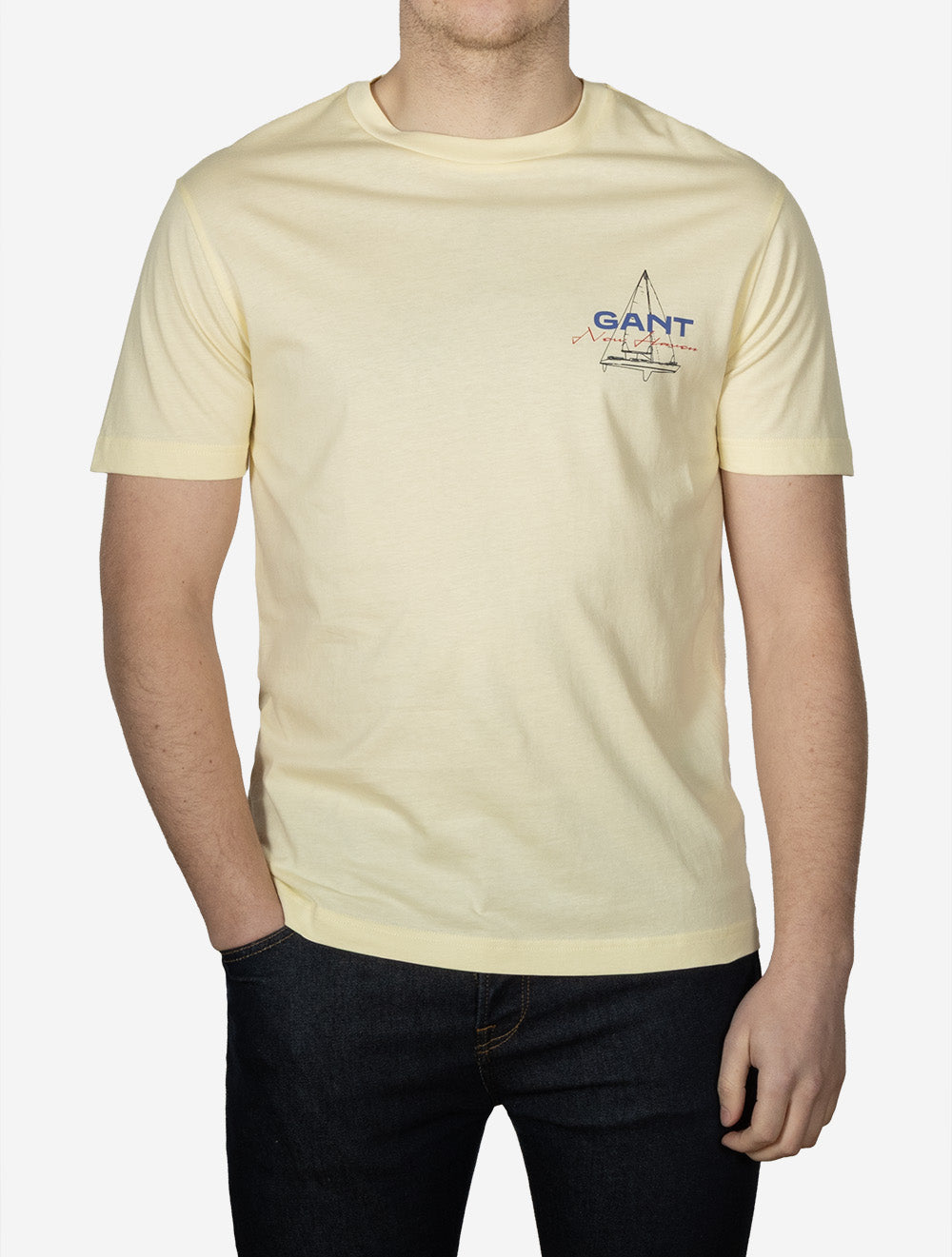 Graphic Short Sleeve T-Shirt Vanilla Yellow