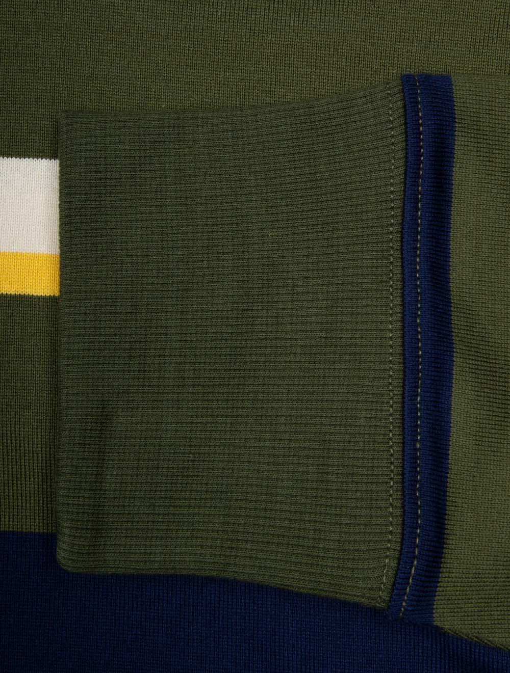 Striped Heavy Rugger Country Green