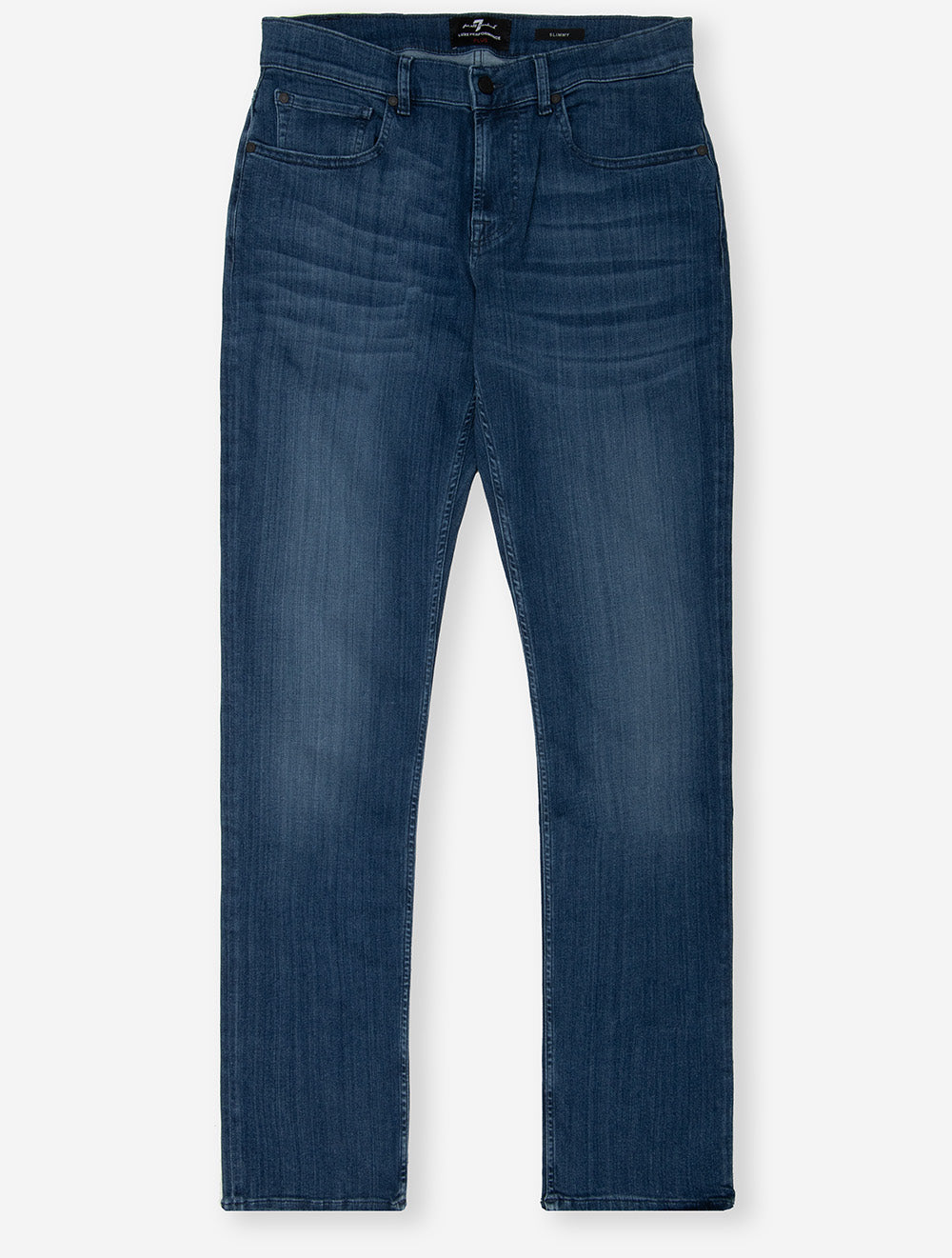 Seven Mankind Slimmy Luxe Performance Plus Jeans Mid Blue | Premium ...