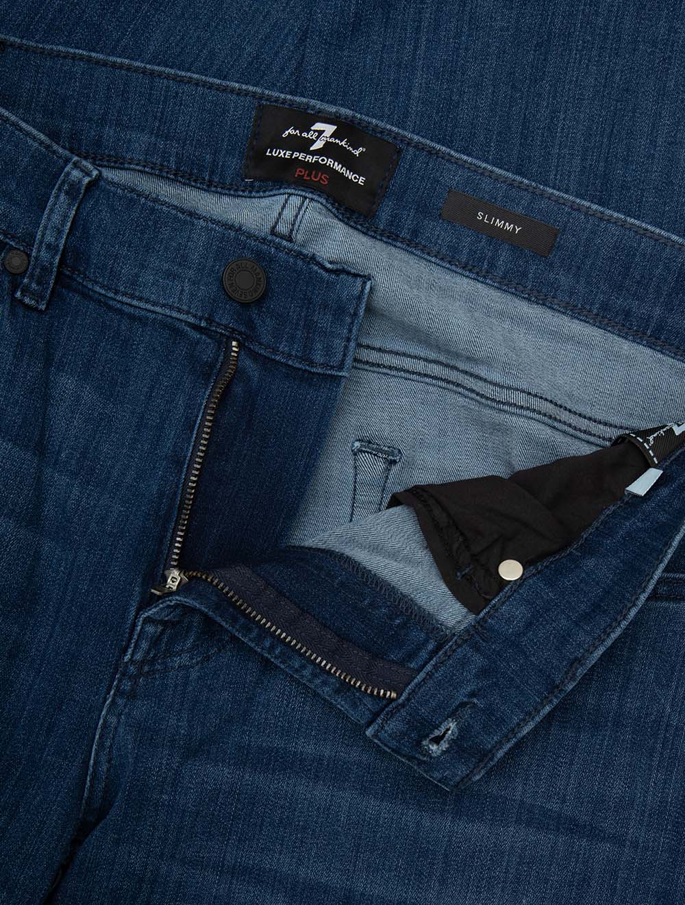 Slimmy Luxe Performance Plus Jeans Mid Blue