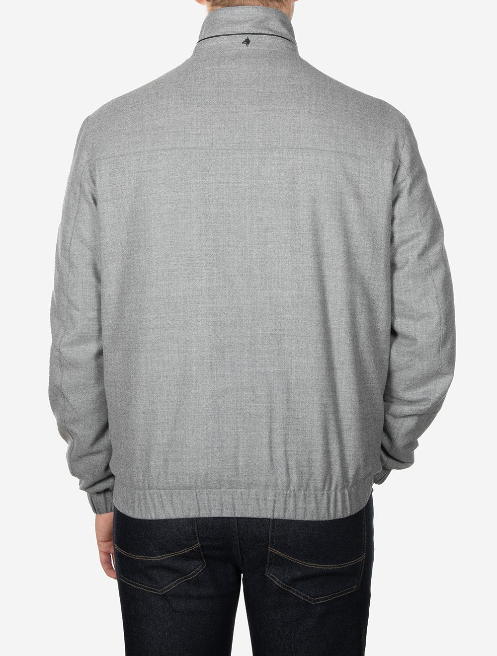 Short Wool Blouson Grey