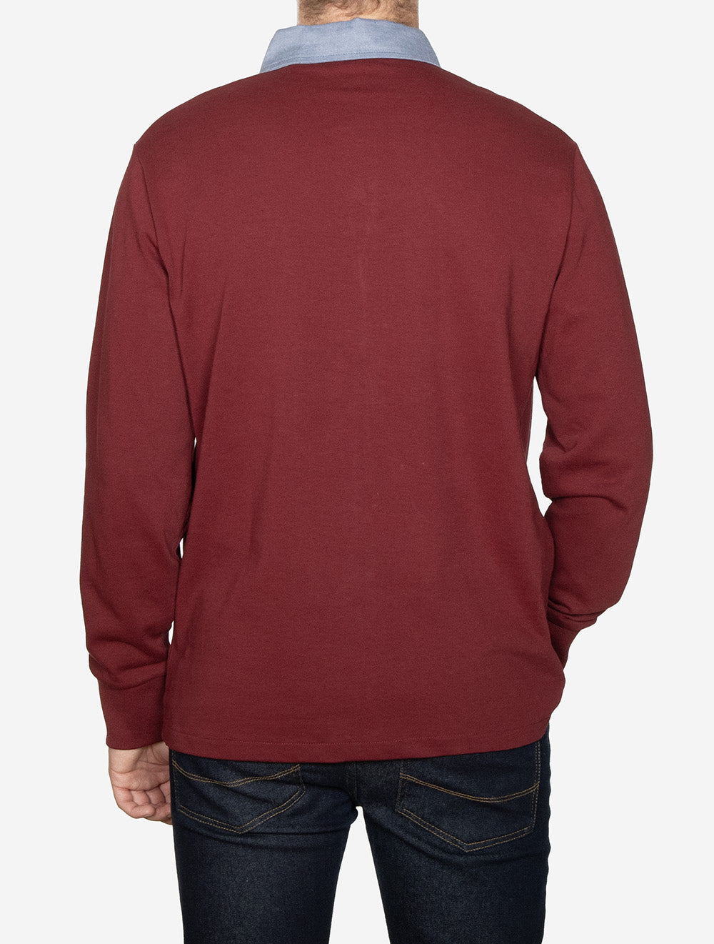 Chambray Collar Heavy Rugger Plumped Red