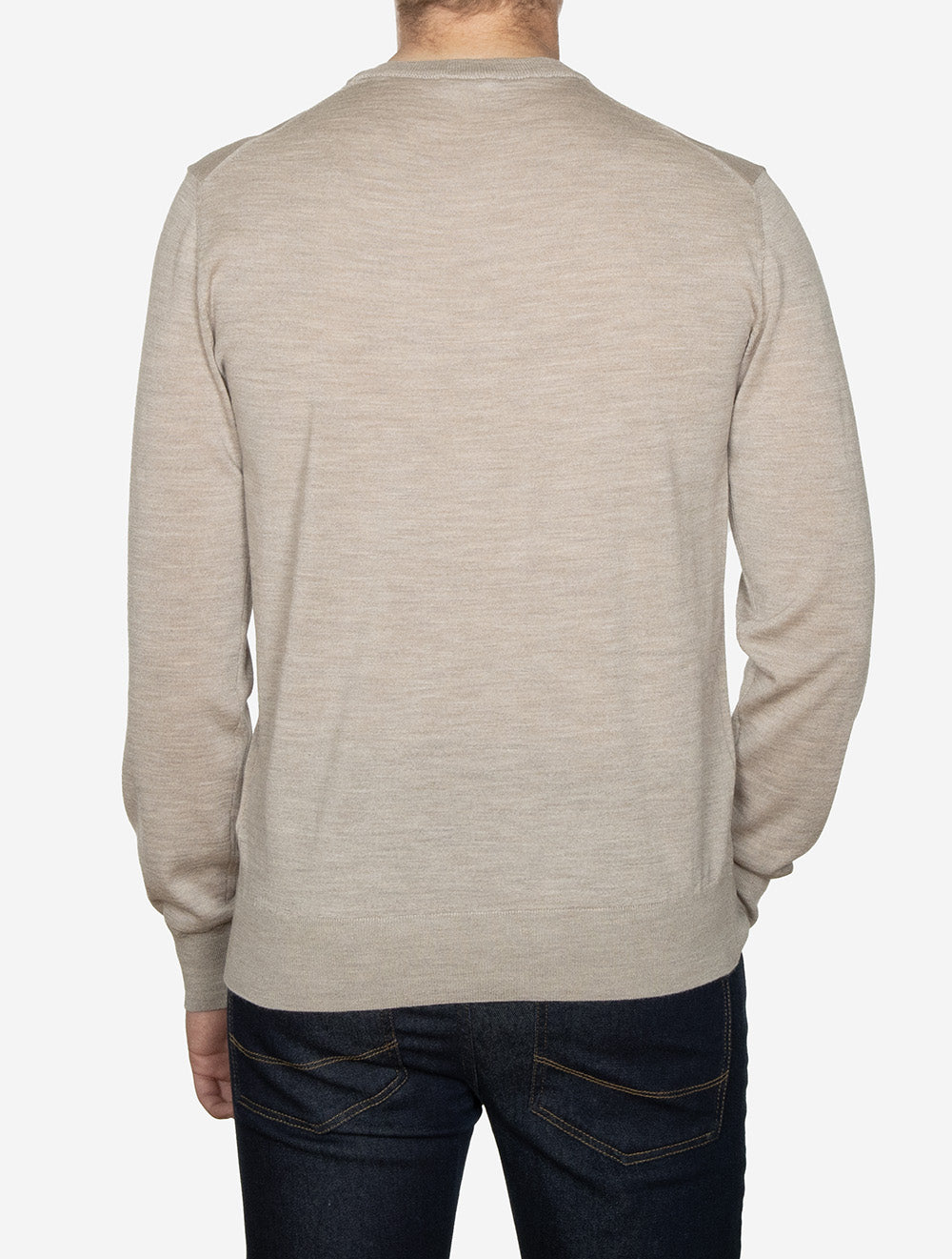 Knit Crew Neck Sand