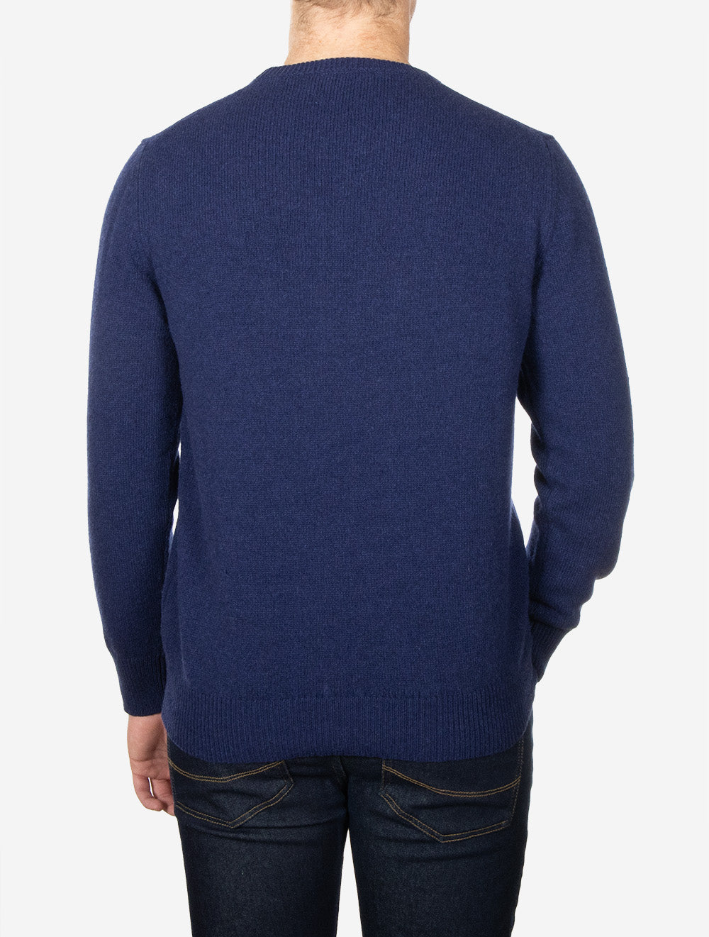 Cashmere Knit Crew Neck Blue