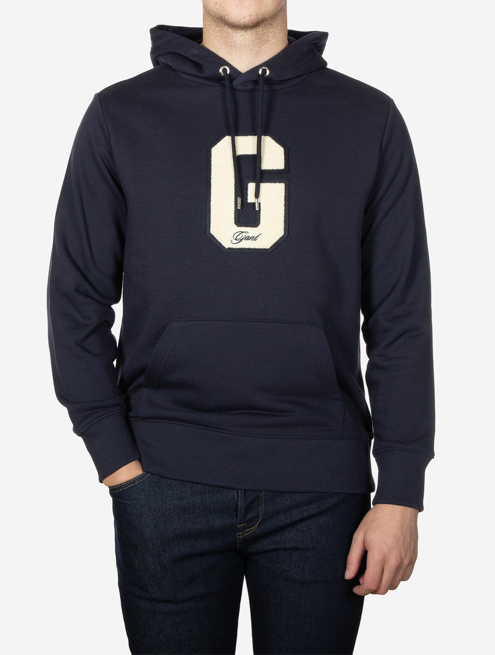 G Badge Hoodie Evening Blue