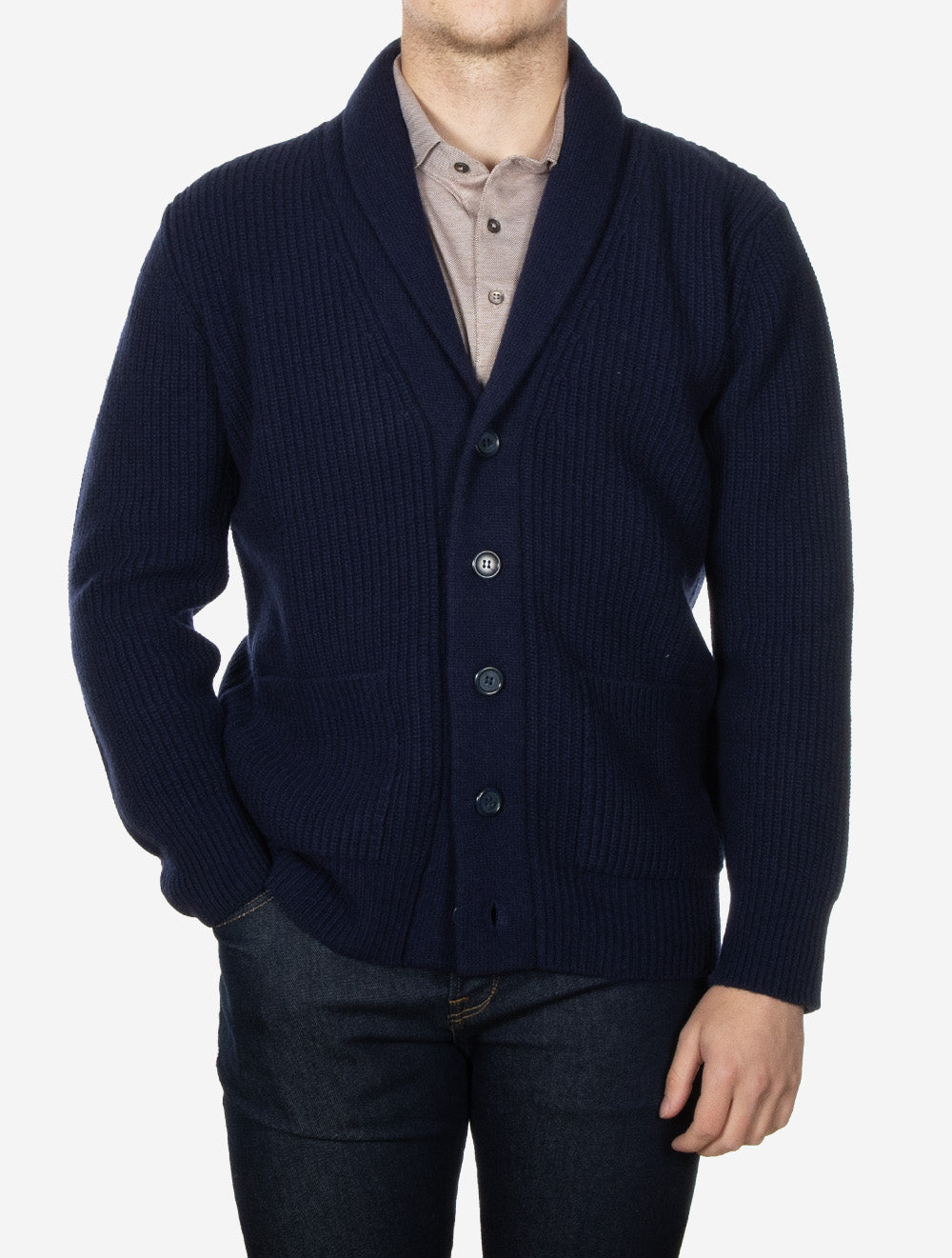 Shawl Cardigan Navy
