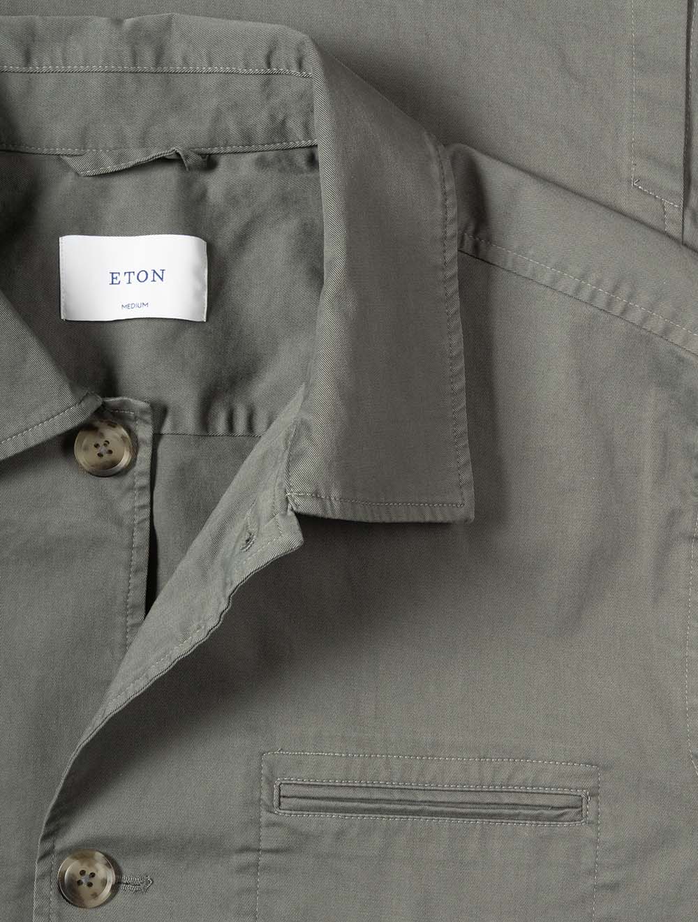 Twill Chore Casual Jacket Sage