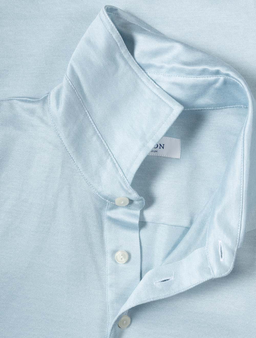 Short Sleeve Polo Shirt Aqua