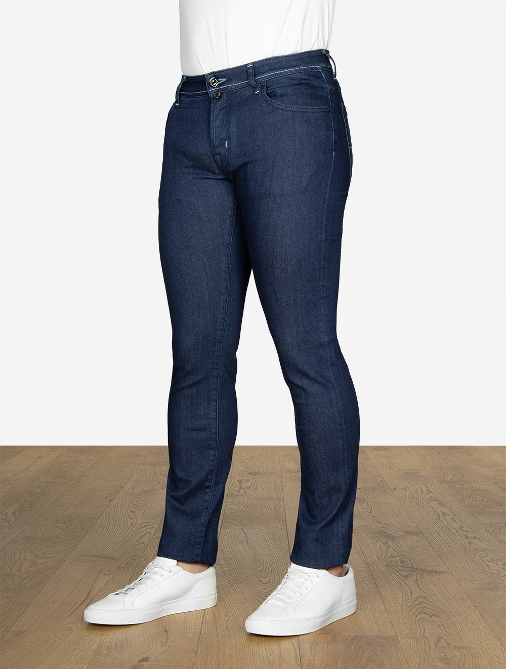 Nick Slim Fit Denim DE Badge Jeans Navy