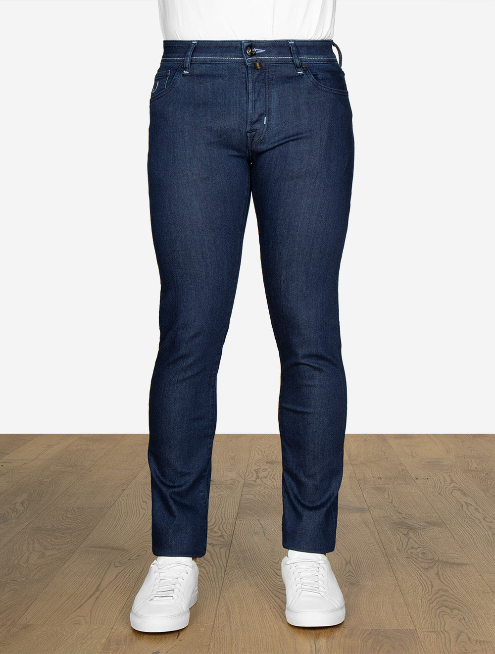 Nick Slim Fit Denim DE Badge Jeans Navy