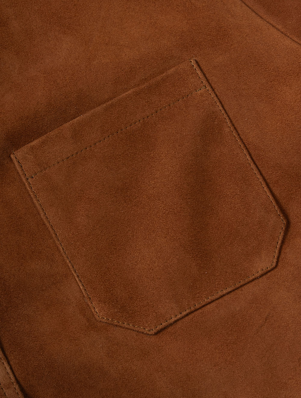 Light Leather Overshirt Sequoia