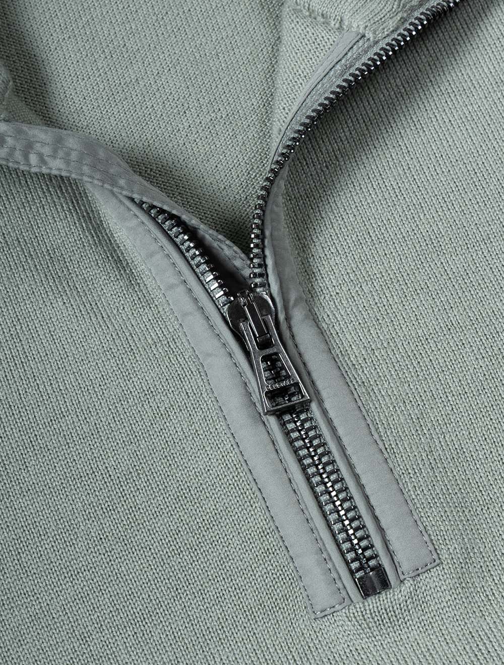 Belstaff Kilmington Quarter Zip-Lichen