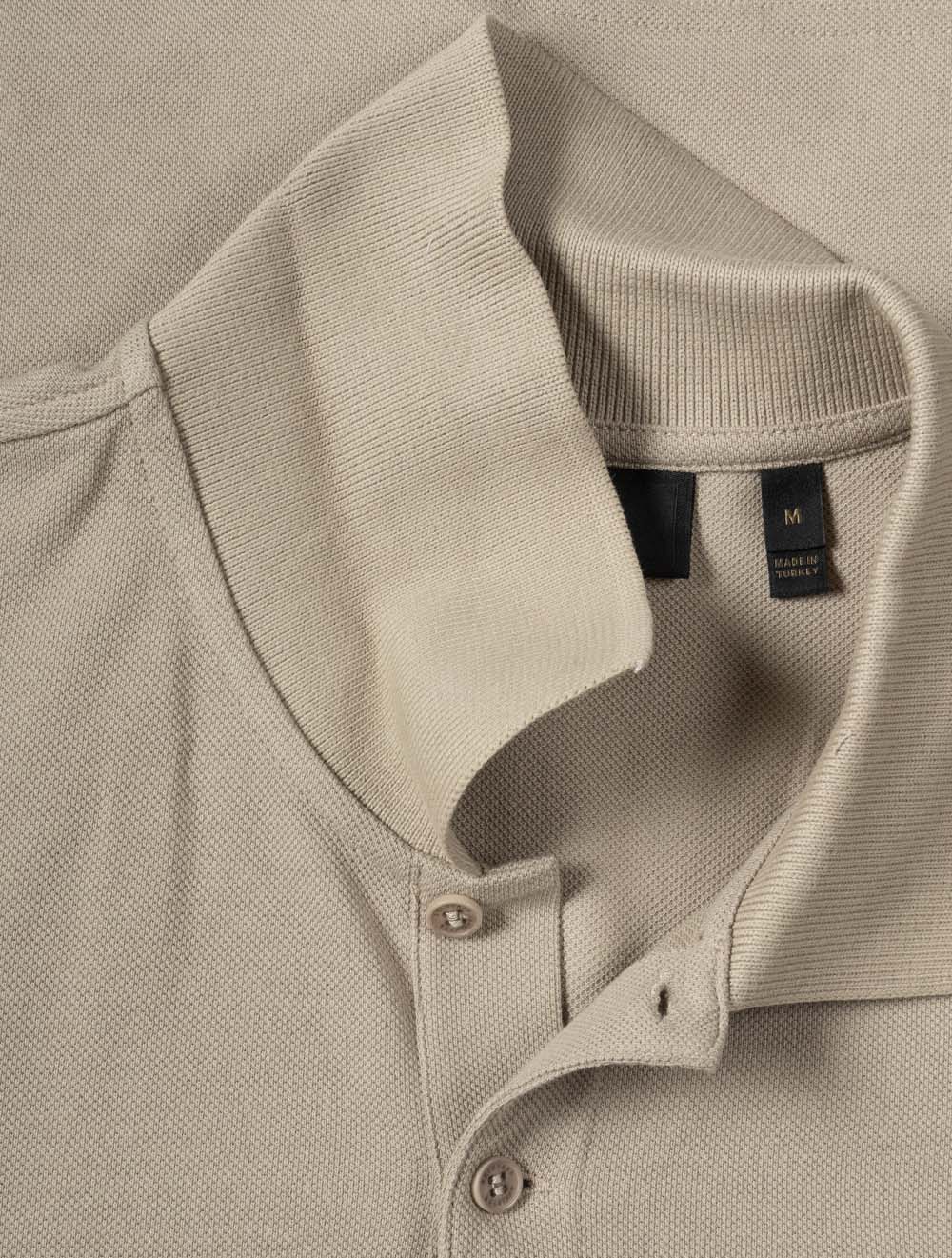 Piqué Polo Shirt Dark Sand