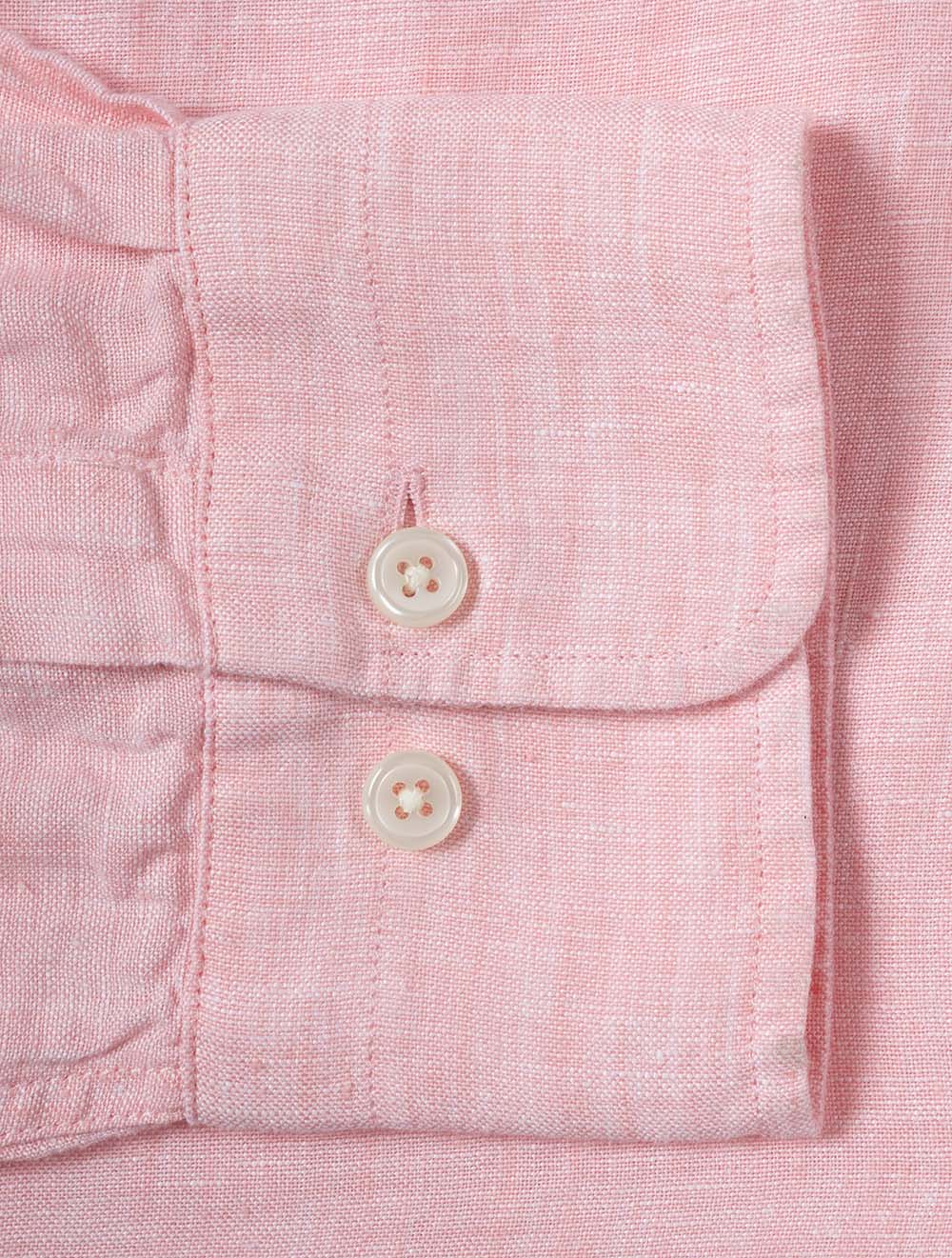 Regular Linen Shirt Pink