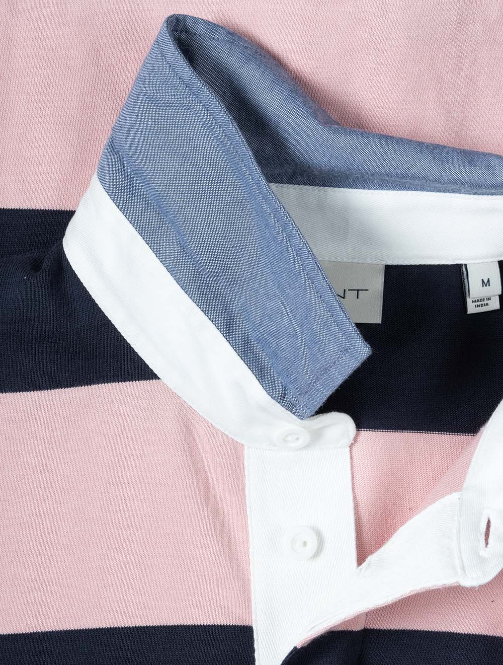 Regular Fit Chambray Stripe Heavy Rugger Bubbelgum Pink