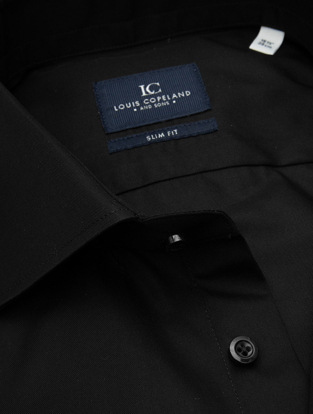 Slim Plain Shirt Black