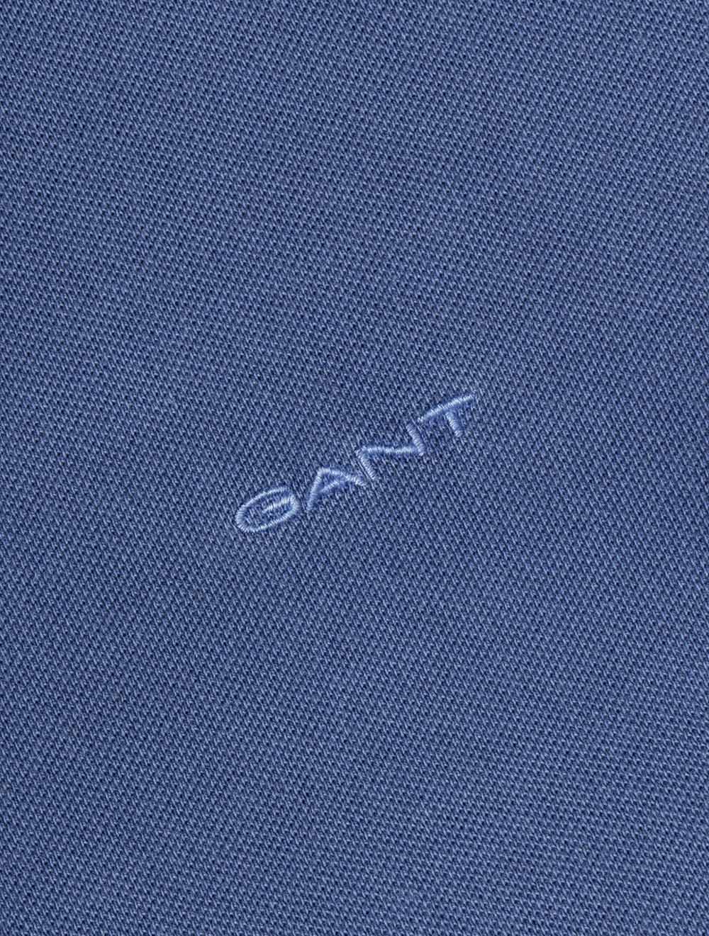Sunfaded Short Sleeve Polo Vintage Blue