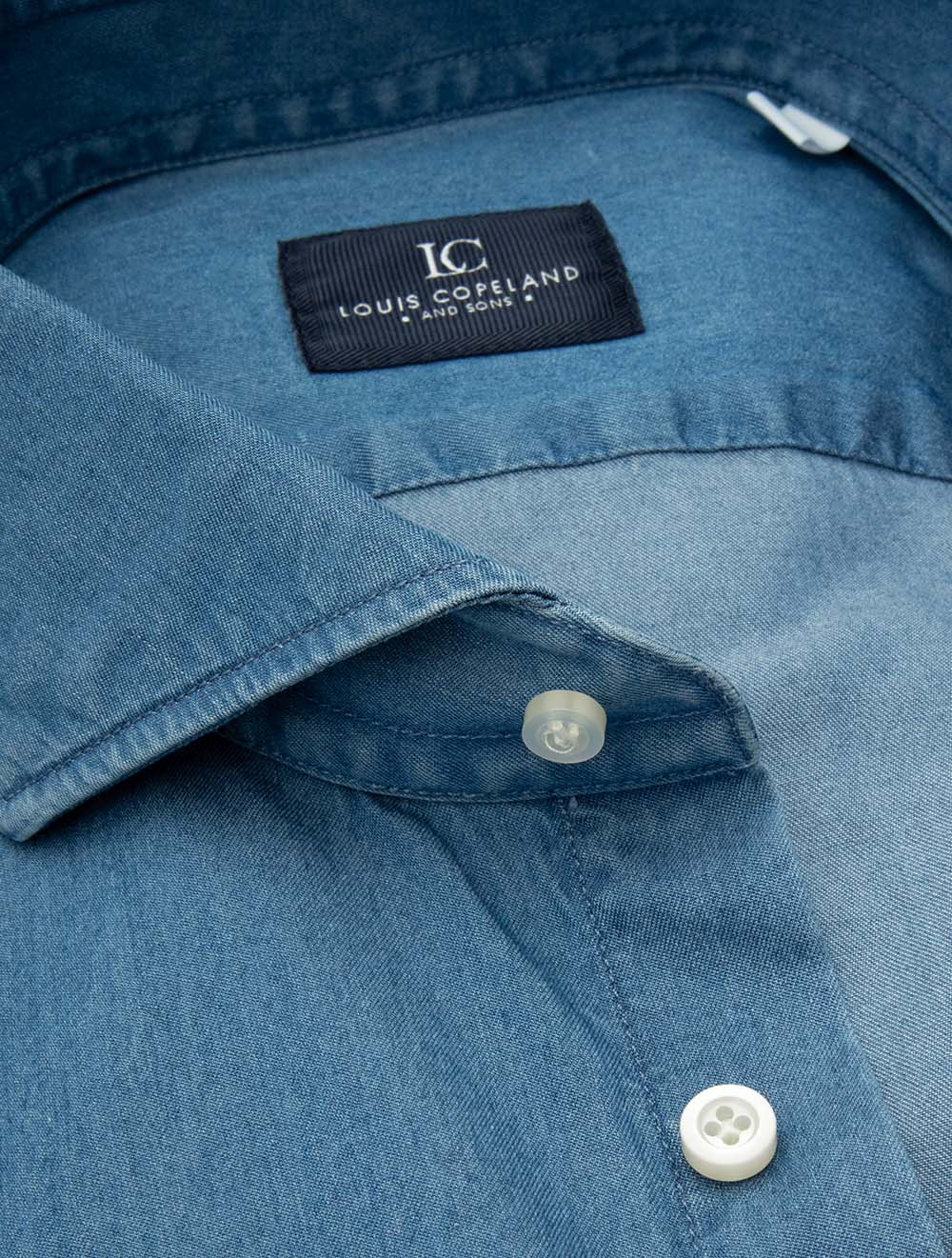 Casual Denim Shirt Blue