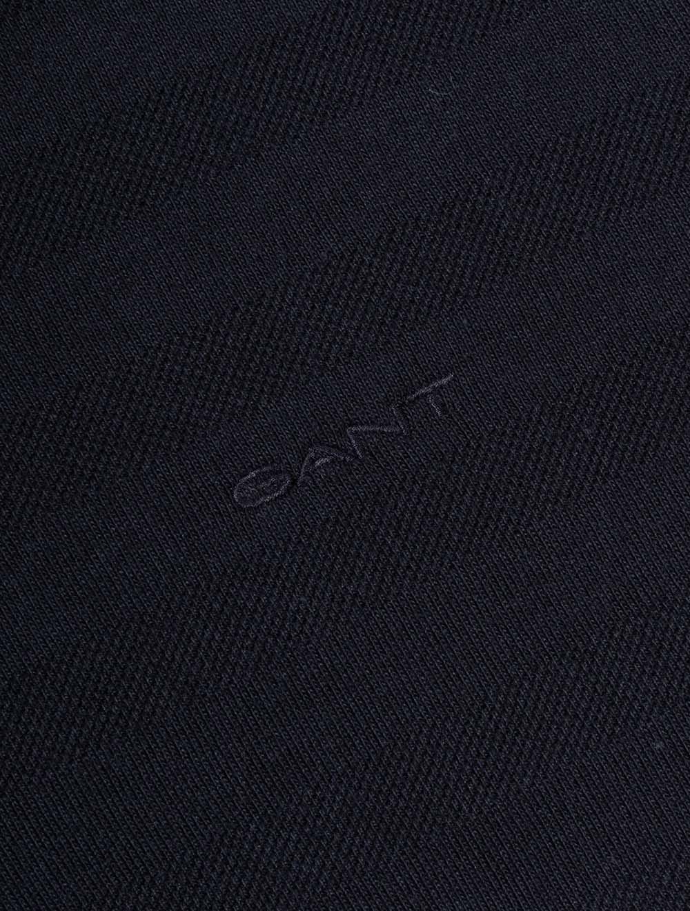 Textured Stripe Short Sleeve Polo Evening Blue