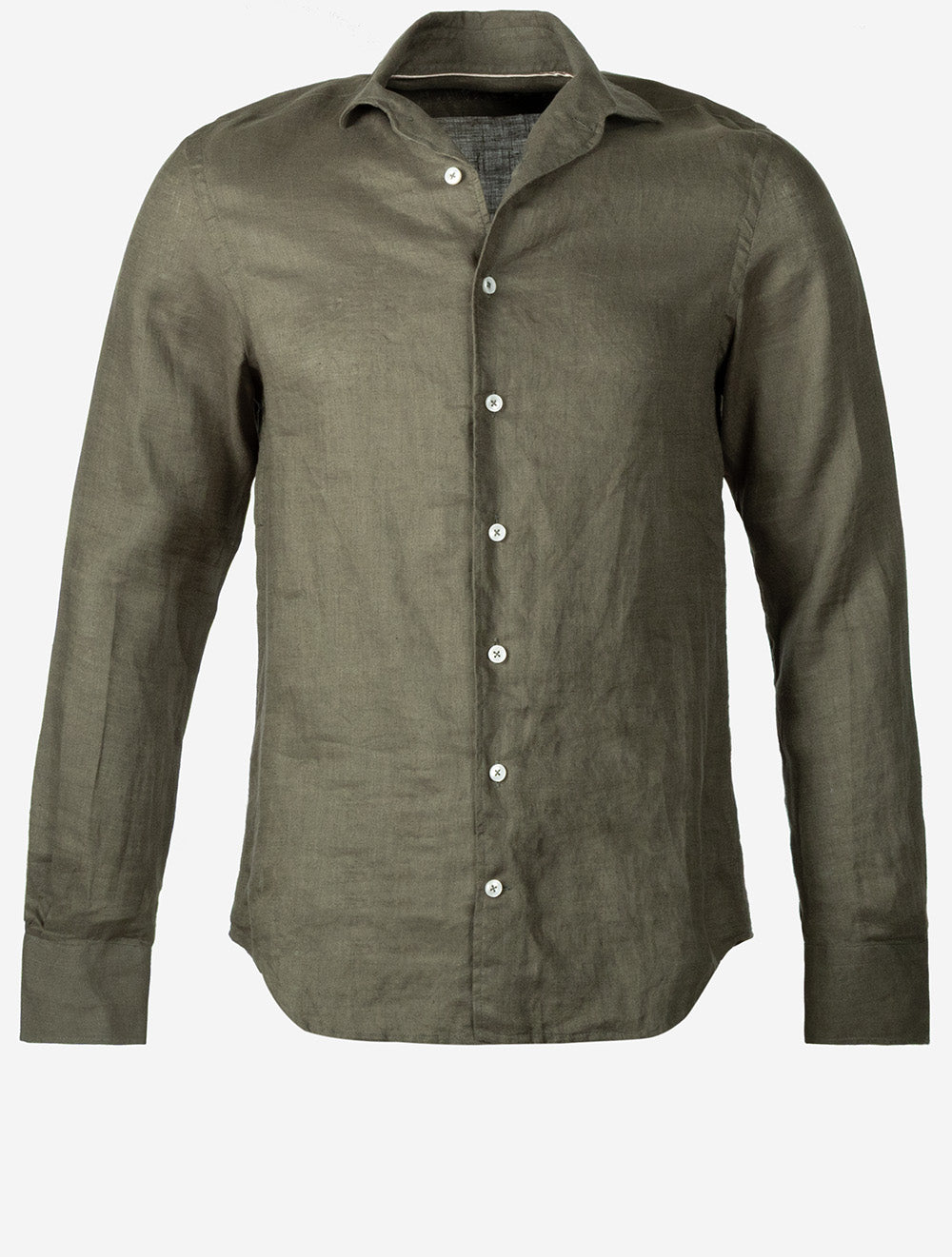 Seaside Linen Shirt Olive