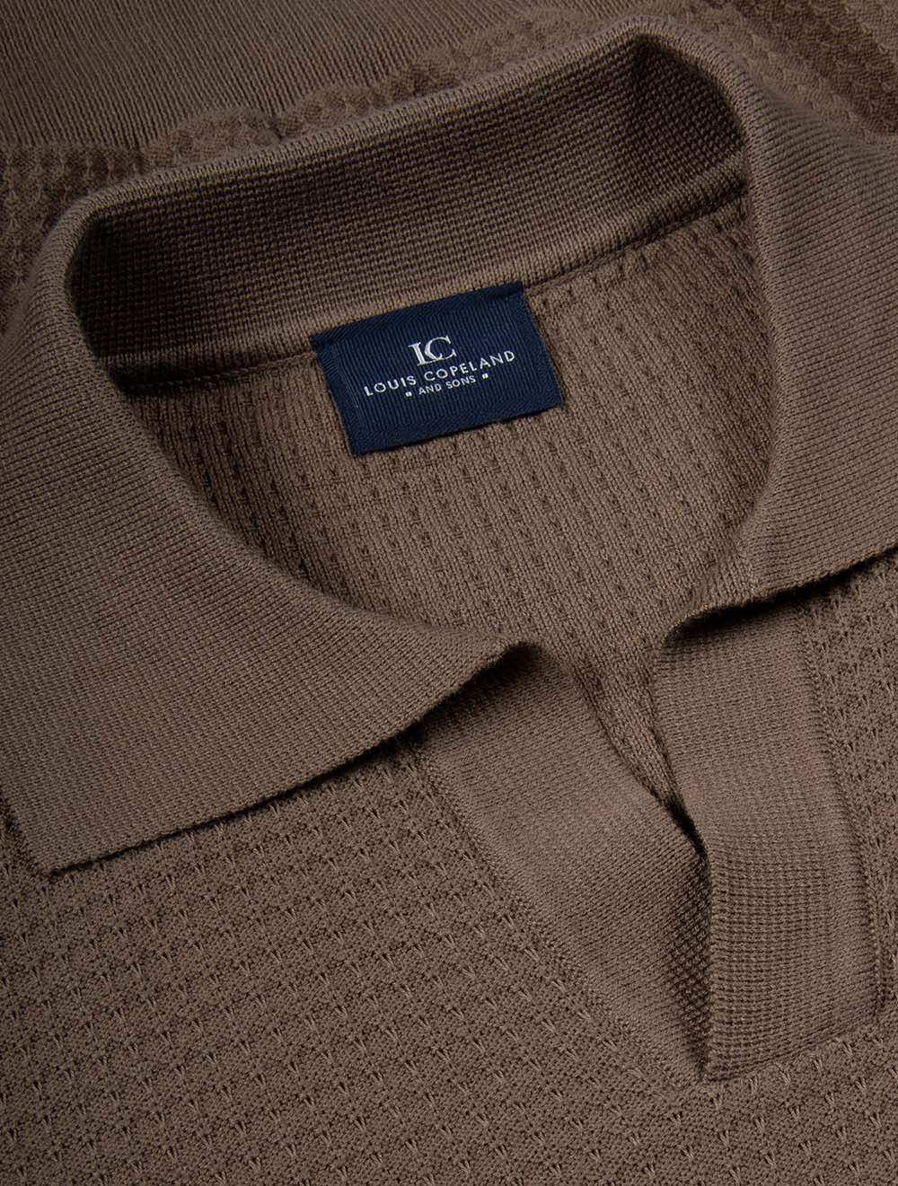 Riviera Short Sleeve Polo Brown