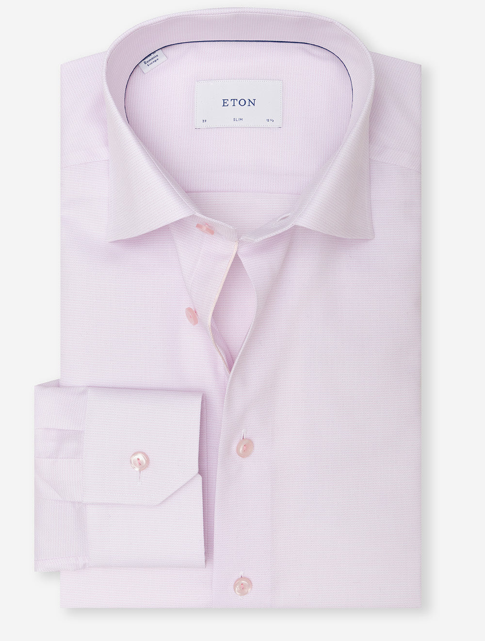 Slim Fit Nailhead Shirt Pink