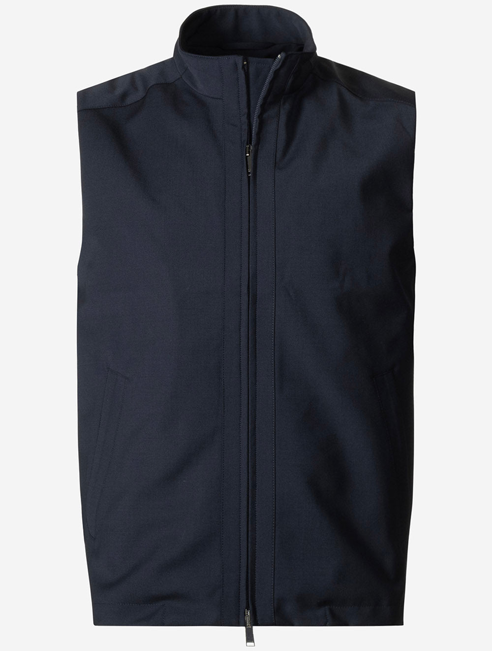 Wool Stretch Tech Vest Navy