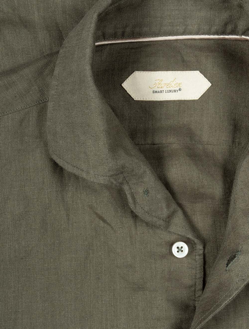 Seaside Linen Shirt Olive