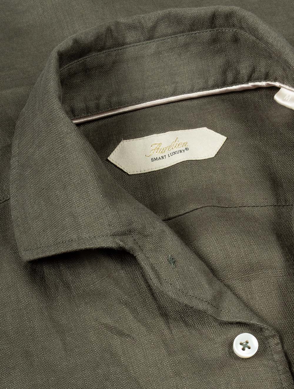 Seaside Linen Shirt Olive