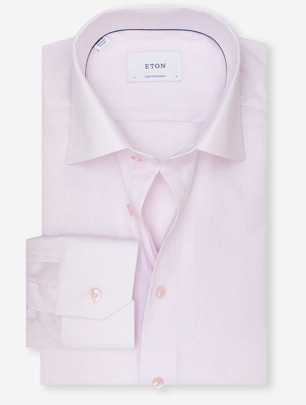 Contemporary Fit Nailhead Shirt Pink