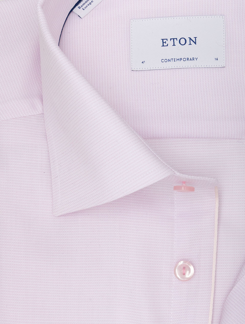 Contemporary Fit Nailhead Shirt Pink