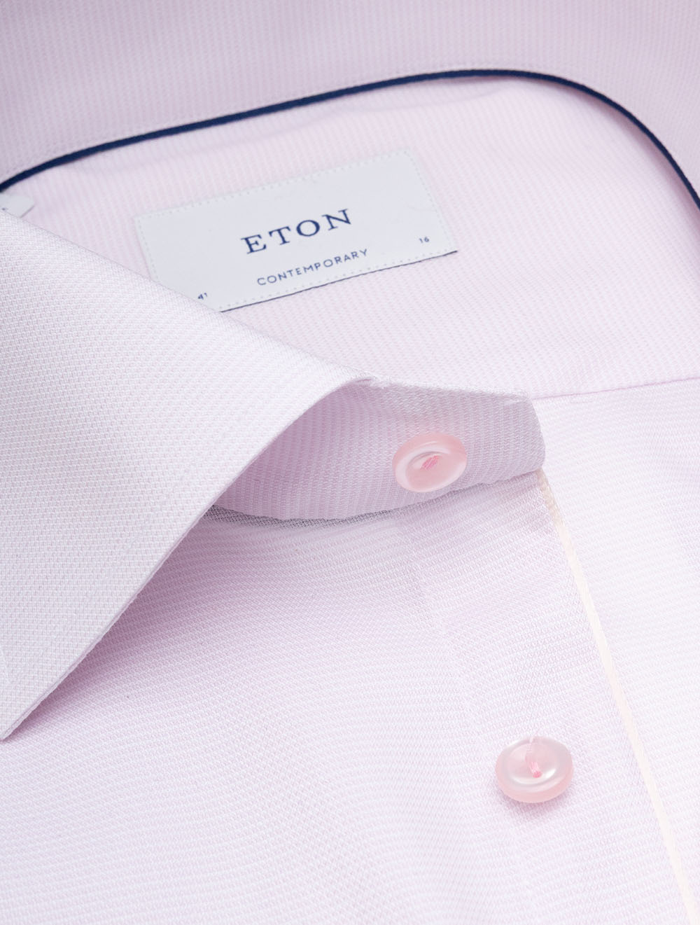 Contemporary Fit Nailhead Shirt Pink