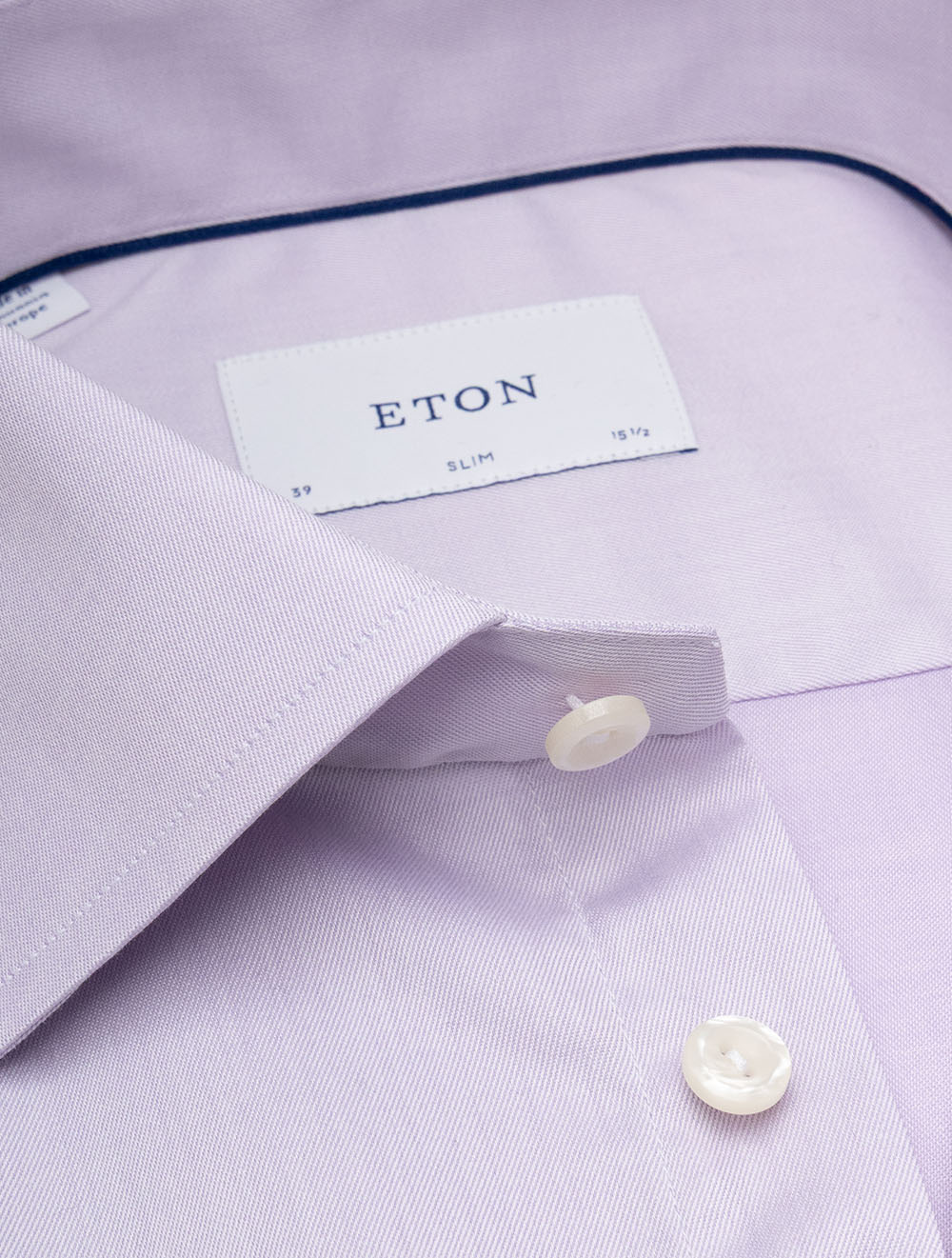 Slim Business Shirt Plain Purple