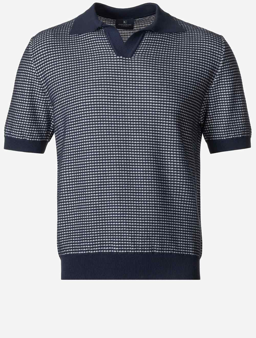 Revere Short Sleeve Polo Navy