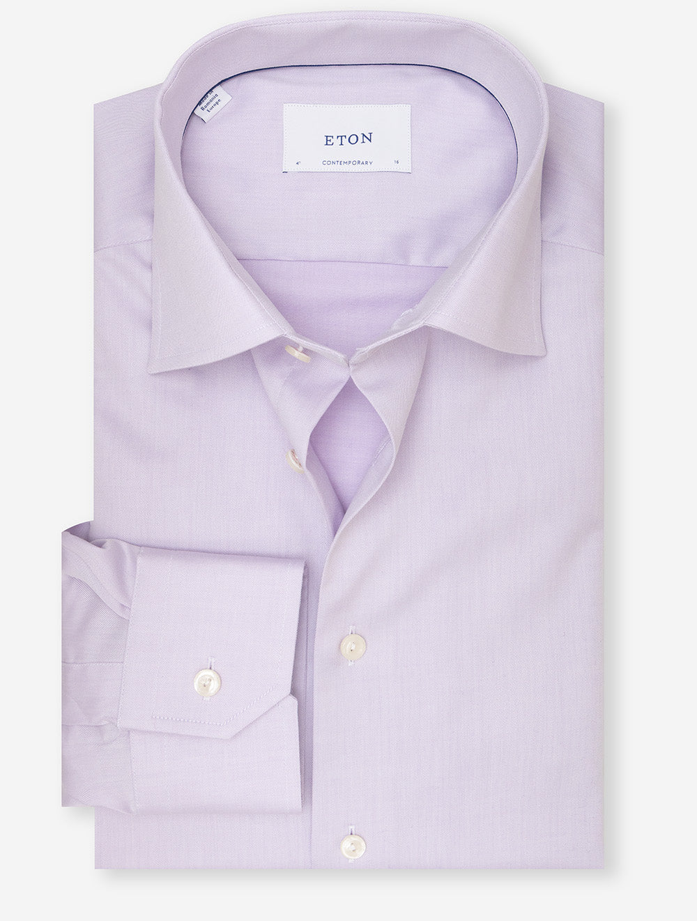 Contemporary Fit Business Shirt Plain Purple