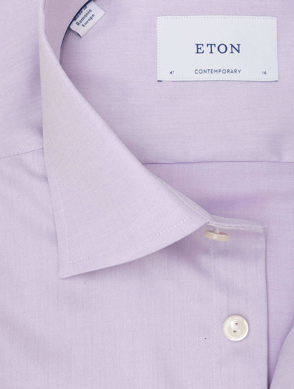 Contemporary Fit Business Shirt Plain Purple