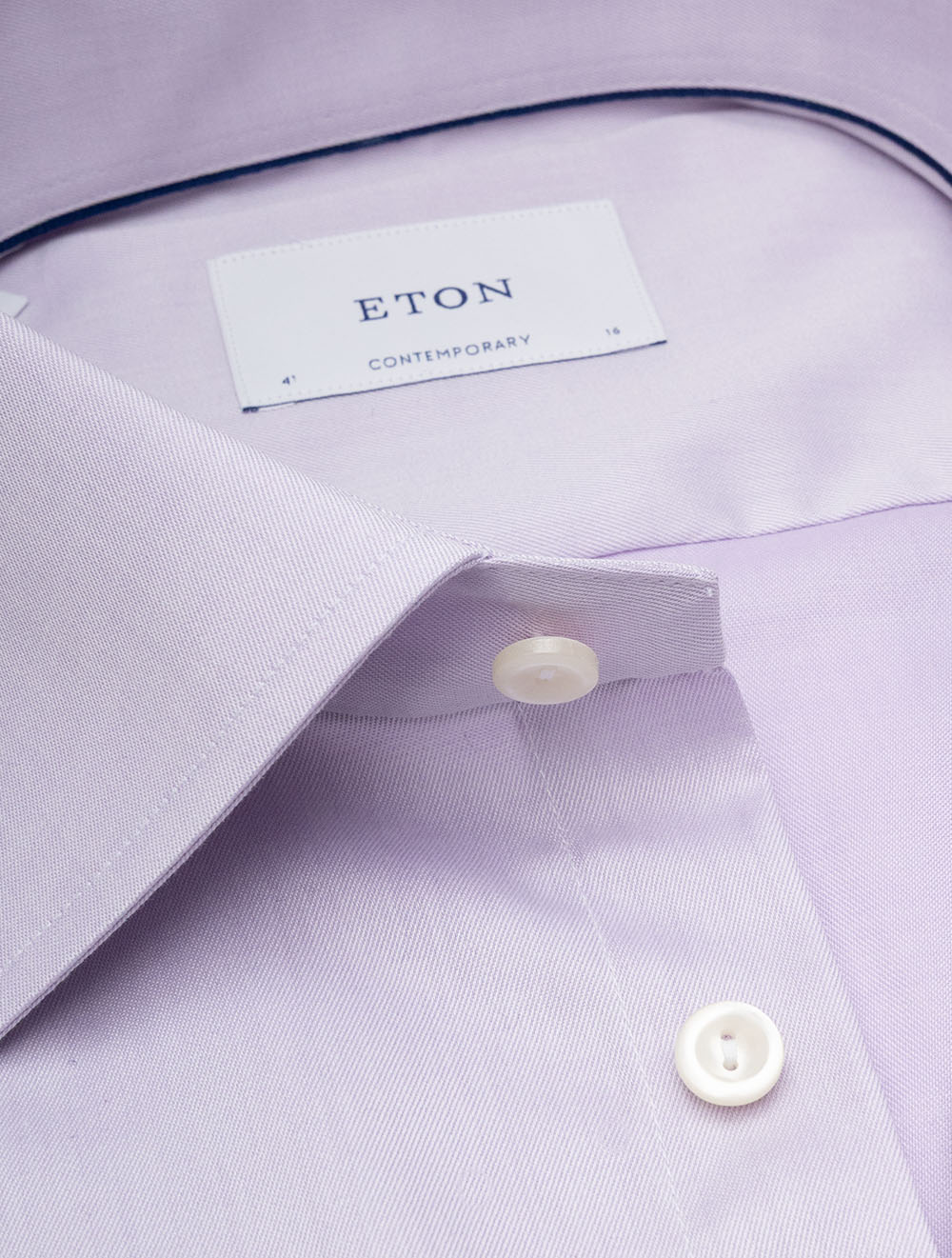Contemporary Fit Business Shirt Plain Purple