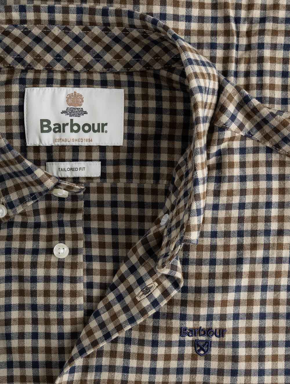Finkle Tailored Shirt Dark Sand