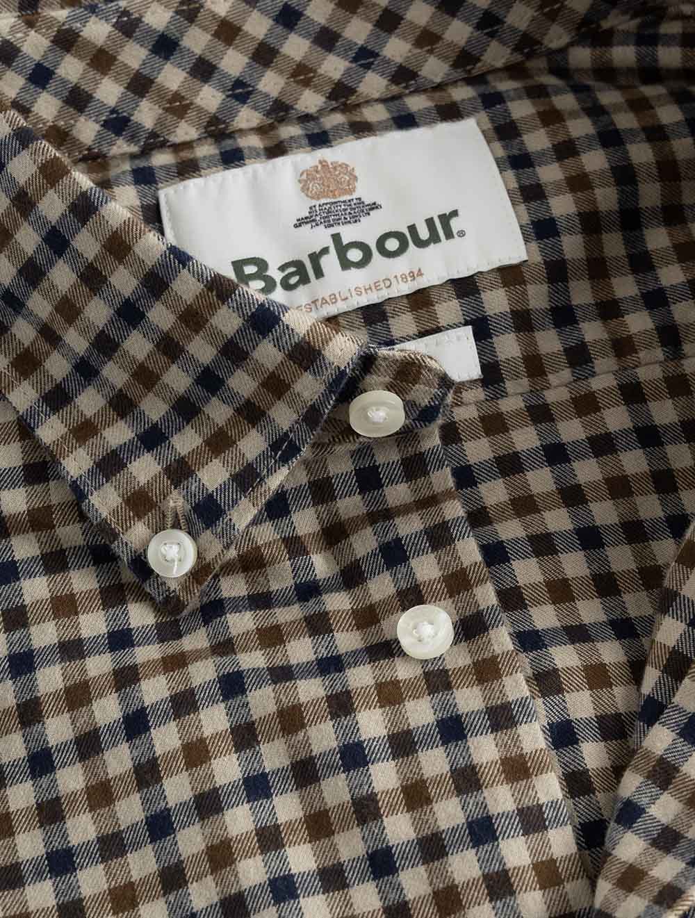 Finkle Tailored Shirt Dark Sand
