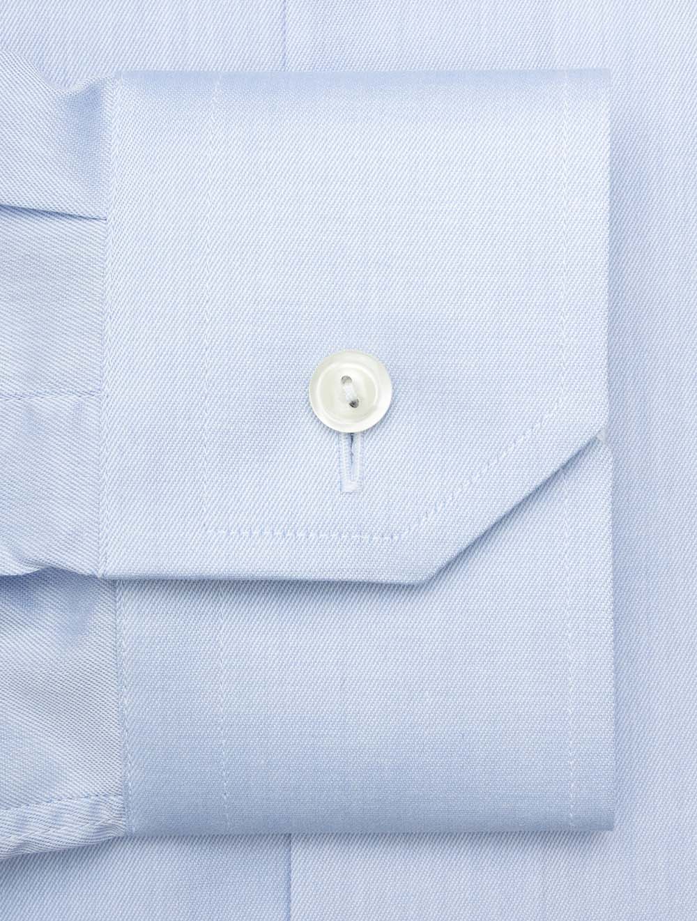 Slim Fit Floral Inlay Shirt Blue