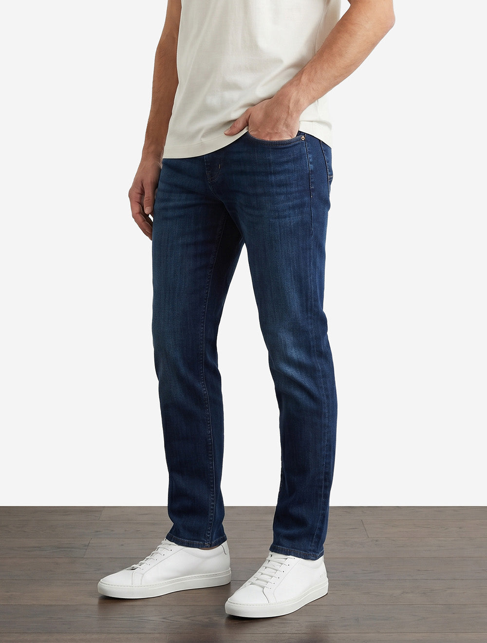 Slimmy Luxe Performance Plus Jeans Deep Blue